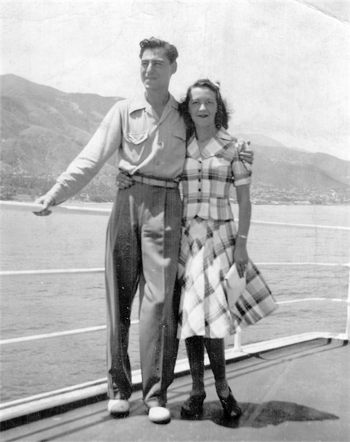 honeymoon, Venezuela, 1941