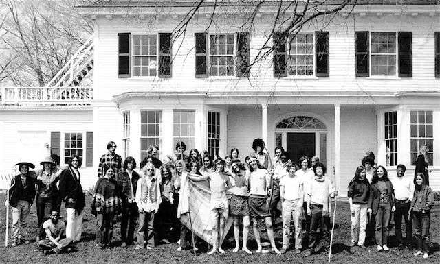 I'm not here: class picture, senior year, Putney 1971